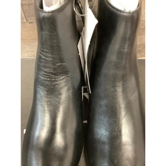 Naturalizer Size 7.5M Black Leather Bay Weatherproof Ankle Bootie Classy LB7-9 - Picture 3 of 12